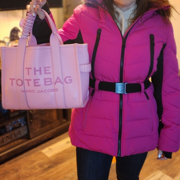 Michael Kors belted winter coat with hood - Picture 6 of 11